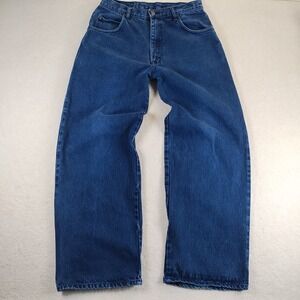 Vtg 90's La Gate Denim Jeans Men's 32x31 Navy  Wide Leg Baggy Skater JNCO Style